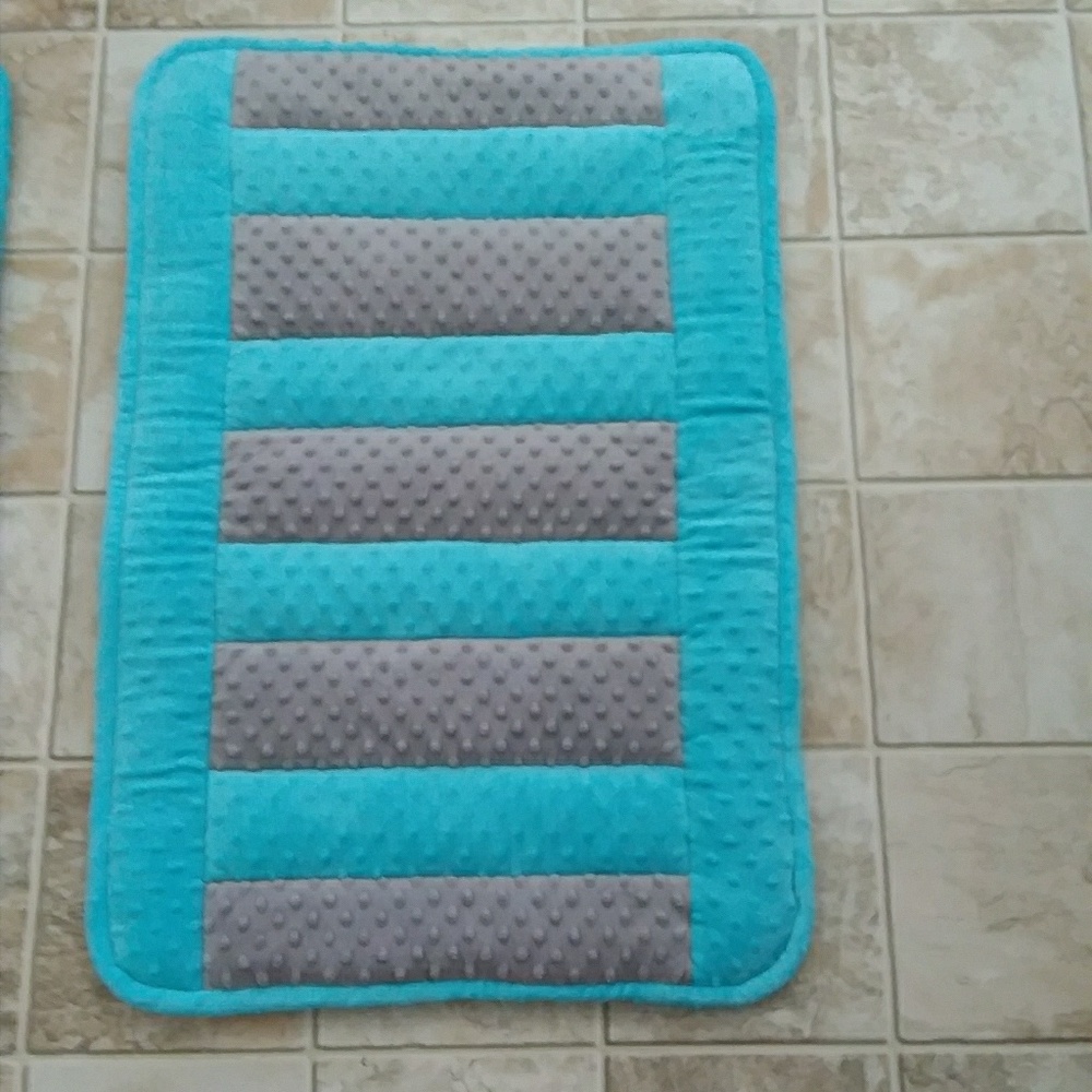 Hand crafted bathroom rugs 33×23